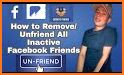 Unfriend non-interactive friends related image