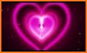 Pink Love Hearts Keyboard Background related image