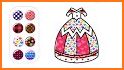 Pattern Coloring Game For Dresses related image