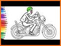 Motorcycle Coloring Pages related image