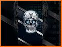 Metal Skull Keyboard Background related image