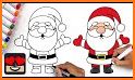 coloring santa claus related image