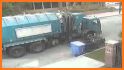 Garbage truck - ragdoll fall related image