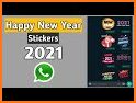 Sticker Happy New Year 2021 WAStickerApps related image