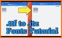 Font Converter & Font Viewer :TTF to OTF Converter related image