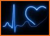 Neon Heartbeat Keyboard Background related image