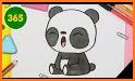 Paint Number:Pandas Color By Number-Kawaii Pandas related image