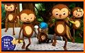 Nursery rhymes: 5 Monkeys HD related image