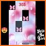 Flower Pink Piano Tiles - Magic Butterfly Tiles related image