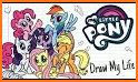 How to draw - pony, little pony related image