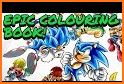 Coloring Book For Sonic 2020 Hedgehog's Page related image