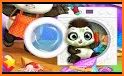 Pu - Cute giant panda bear, baby pet care game related image