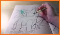 Dinosaurs 3D Coloring Book related image