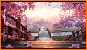 Beautiful Wallpaper Cherry Blossom Blizzard Theme related image