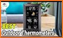 Electronic Thermometer: Outdoor&Indoor Temperature related image