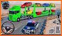 Police Car Transport Truck : Police Car Games related image