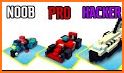 Blocky Car Highway Racer: Traffic Racing Game related image