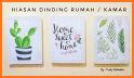 tips simpel ide hiasan dinding kamar estetik related image