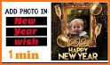 2021 New Year Photo Frame Greeting Wishes related image