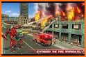 Robot Firefighter Truck Rescue City War related image