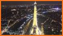 Eiffel Tower Night Light Show Live Wallpaper related image