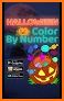 Halloween Coloring Book - Color by Number Game related image