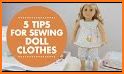 How to make doll clothes related image