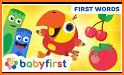 Baby learning games: My Words related image