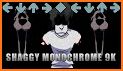 Shaggy Monochrome FNF Mod related image