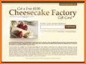 Cheesecake Factory Restaurants Coupons Deals related image