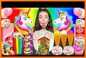 Unicorn Cone Dessert Maker – ASMR Eating Games related image