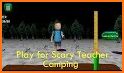 Play for Angry Teacher. Scary Horror in Camping related image