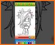 Gacha life characters coloring book related image