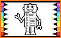 Animated Robots Coloring Book for Boys related image