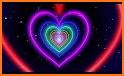 Neon Lights Love Keyboard Background related image