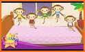 Nursery rhymes: 5 Monkeys HD related image