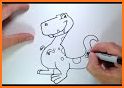 How to Draw Cartoon Dinosaurs Step by Step related image