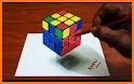 3D Rubik's Cube related image