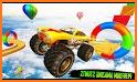 Monster Truck Mega Ramp New Car Racing Stunts 2021 related image