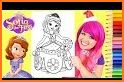 Sofia Princess Coloring Book related image