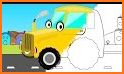 Kids Coloring Book - for Truck tractor related image