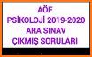 AÖF Çıkmış Sorular Denemeler - YENİ 2020 related image