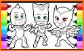 PJ-Masks Coloring book game related image