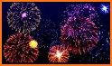 Animated Fireworks Background related image