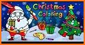 Christmas kids coloring - Coloring games related image