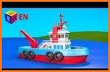 Boat and ship game for babies related image