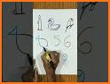 Learn numbers -  Kids drawing related image