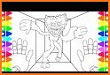 Huggy Wuggy Playtime Coloring related image