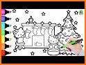 Hello Kitty Coloring drawing book related image