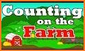 Learn numbers and count on a fun farm related image